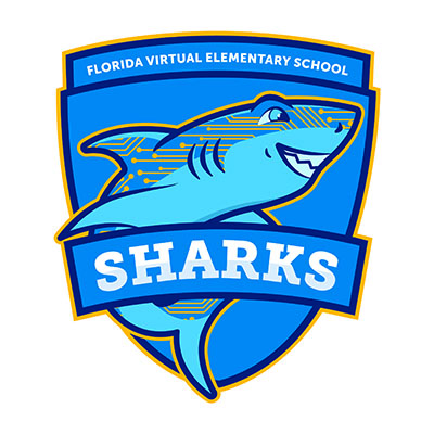 FLVS Elementary Sharks Crest