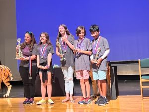Math competition winners