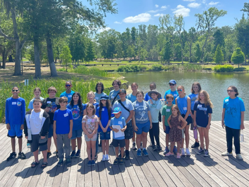 FLVS Flex geography club students take time for a photo at Bonnet Springs Park FLVS Flex geography club students take time for a photo at Bonnet Springs Park