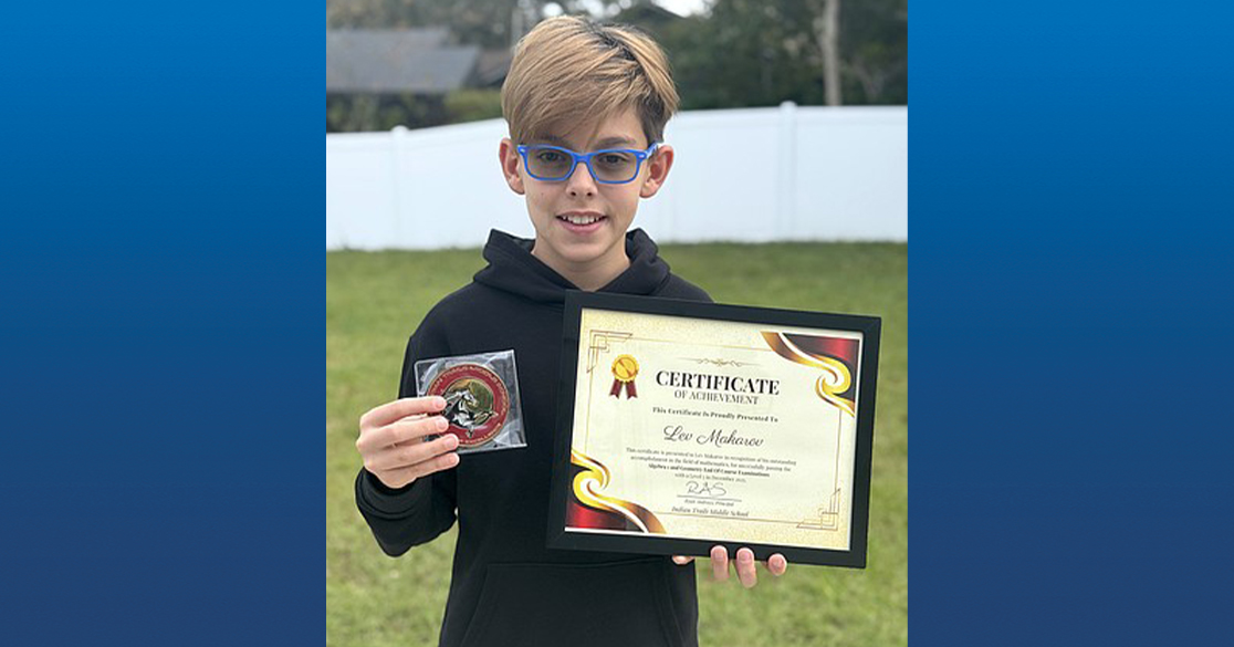 FLVS Flex Helps Sixth Grader Accelerate to Algebra 2 After Perfect State Exam Score