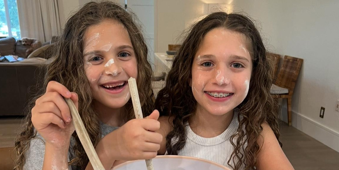 Scarlett and Isabelle Wish Florida Virtual School sourdough bread